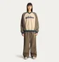 Свитшот мужской Adidas X Brain Dead Beige/Grey JN7153