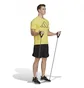 Футболка чоловіча Adidas Ti 3Bar Tee Yellow HK9530