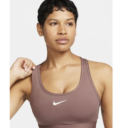 Топ женский Nike Swoosh Medium Support Violet DX6821-208
