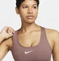 Топ женский Nike Swoosh Medium Support Violet DX6821-208