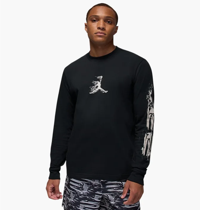 Лонгслів чоловічий Air Jordan Sport Dri-Fit Black HQ9038-010