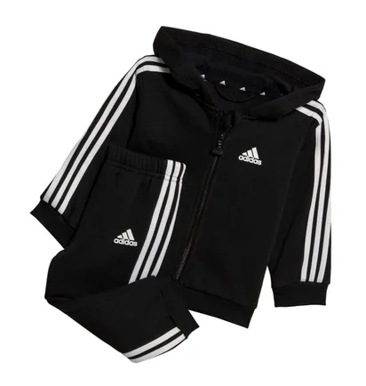 Спортивный костюм детский Adidas Essentials Full-Zip Hooded Jogger Black HR5866