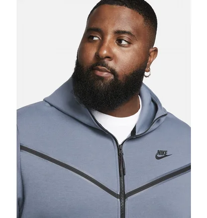 Толстовка мужская Nike Sportswear Tech Fleece Blue Cu4489-491