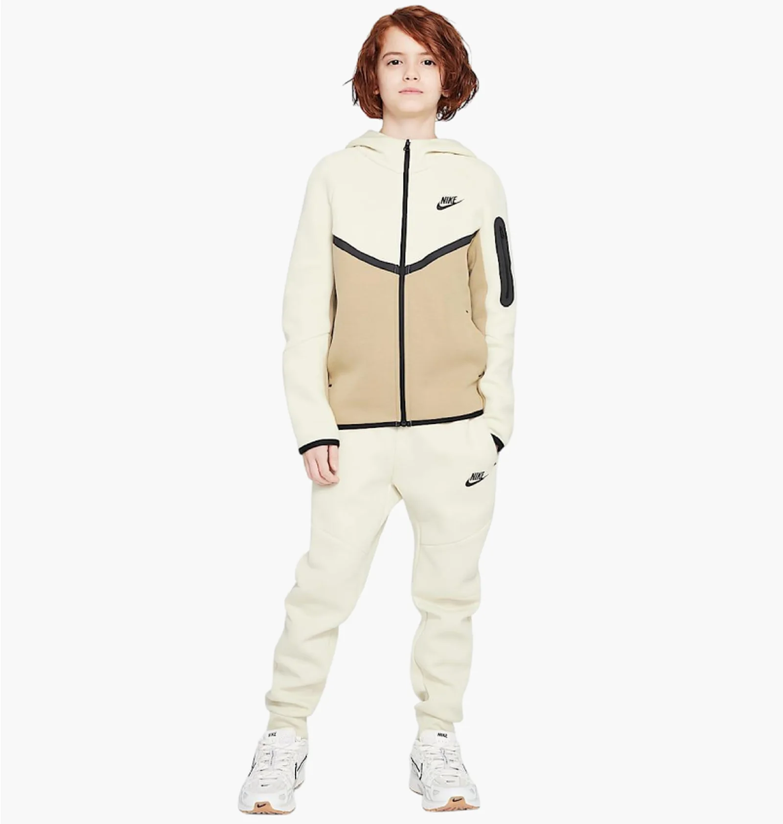 ᐉ Спортивный костюм детский Nike Sportswear Tech Fleece Beige
