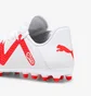 Бутсы унисекс Puma Future Play Mg Youth Football Boots White 107390-01