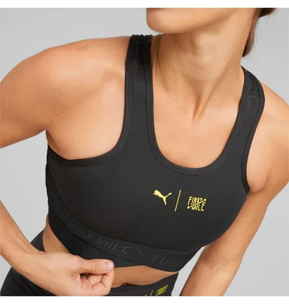 Топ женский Puma First Mile High Impact Bra Black 523210-01