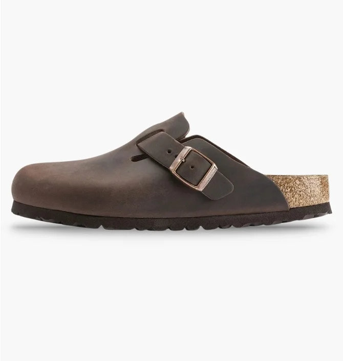 Тапочки жіночі BIRKENSTOCK Boston Brown 0860133