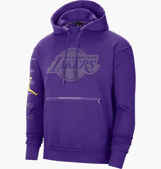 Худи мужское Nike Nba Los Angeles Lakers Violet DB1526-504