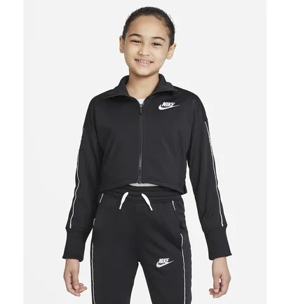 Спортивный костюм детский Nike Big Kids (Girls) High-Waisted Tracksuit Black Dd6302-010