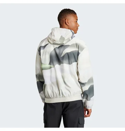 Толстовка чоловіча Adidas City Escape Full-Zip Hoodie Beige/Grey IN3707