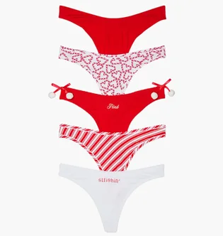 Трусики жіночі Victoria's Secret Knickers (5 шт) Red/White 26945944