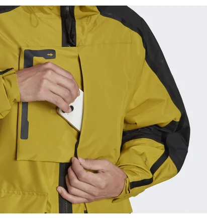 Парка чоловіча Adidas Terrex Xploric Rain.Rdy City Jacket Yellow Hg8574
