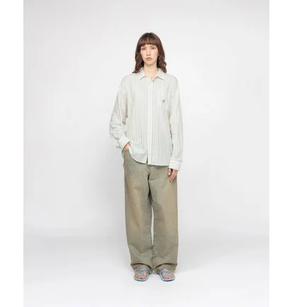 Рубашка мужская Stussy Classic Ls White 1110317-1201