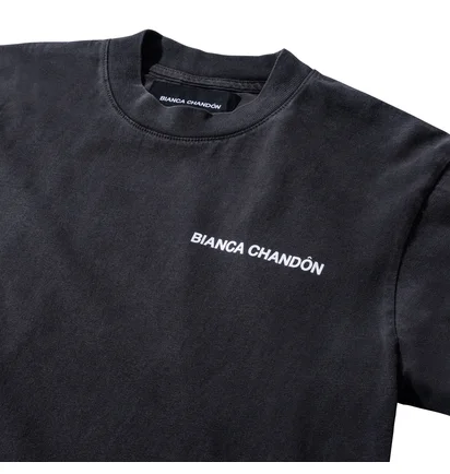 Футболка унісекс bianca chandôn Hello Hell Black FW24BC-HH