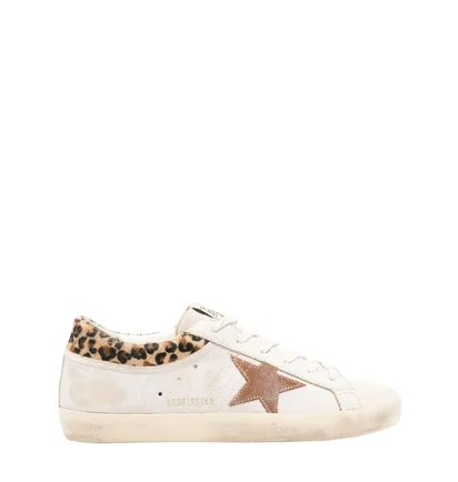 Кросівки жіночі Golden Goose Ball Star Glitter Insert Beige GWF01042-F008167-83260