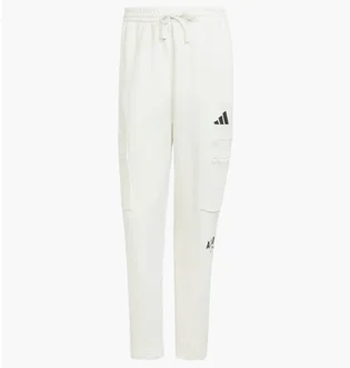 Штани чоловічі Adidas All Szn Fleece Graphic Loose Sportswear White JJ3664