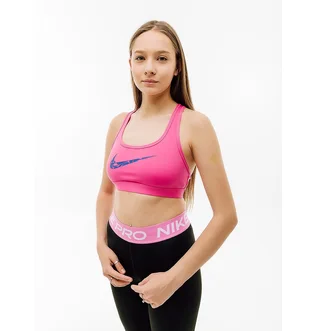 Топ женский Nike Swsh Ls Hbr Bra Pink FN2898-605