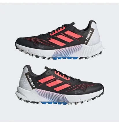 Кроссовки женские Adidas Terrex Agravic Flow 2 Trail Running Shoes Black/Pink H03190