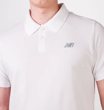 Поло мужское New Balance Cotton Pique White MT51519WT