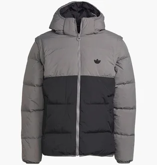 Пуховик чоловічий Adidas Rifta Grey/Black HL6787