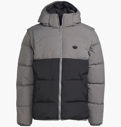 Пуховик чоловічий Adidas Rifta Grey/Black HL6787