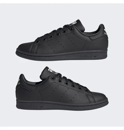 Кеды детские Adidas Stan Smith Shoes Black Fx7523