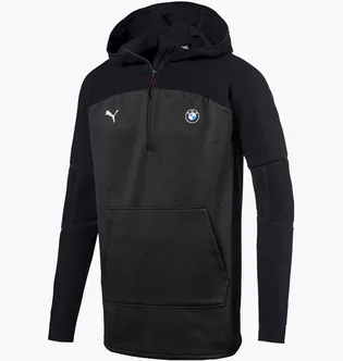 Худи мужское Puma Bmw Motorsport Evoknit 1/2 Zip Black 576638-01
