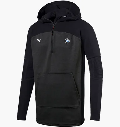 Худи мужское Puma Bmw Motorsport Evoknit 1/2 Zip Black 576638-01