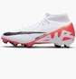 Бутсы унисекс Nike Mercurial Superfly 9 Academy Multi-Ground Soccer Cleats White/Orange DJ5625-600