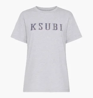 Футболка жіноча Ksubi Ksubi Plaid Shrunken Ss Tee Grey WSP26TE015