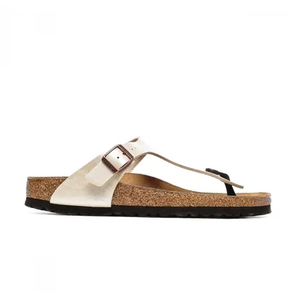 Тапочки жіночі Birkenstock Gizeh Bf Graceful Pearl Metallic 943873