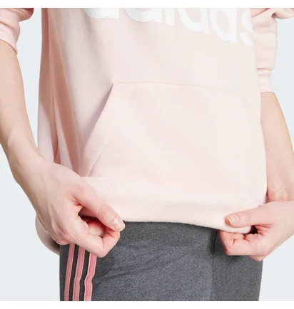 Худі жіноче Adidas Essentials Big Logo Regular Fleece Hoodie Beige IY4310