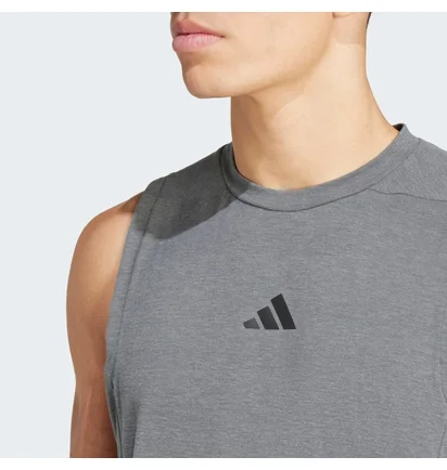 Майка чоловіча Adidas Designed For Training Workout Tank Top Grey IS3819