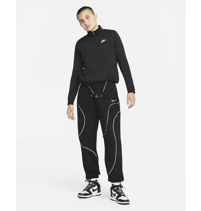 Свитшот женский Nike Sportswear Club Fleece Crewneck Sweatshirt Black Dq5473-010