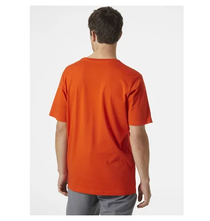 Футболка мужская Helly Hansen Logo T-Shirt Orange 33979-300