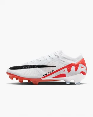 Бутси унісекс Nike Mercurial Vapor 15 Elite Firm Ground Soccer Cleats White/Orange DJ4978-600