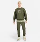 Свитшот мужской Nike M Nsw Air Ft Crew Olive DQ4205-222