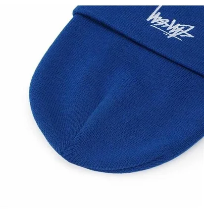 Шапка унисекс Stussy Stock Cuff Blue 1321020-0866