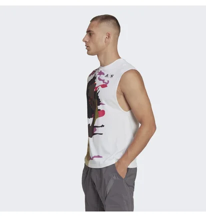 Майка унисекс Adidas Tennis New York Sleeveless Tee (Gender Neutral) White Hn9440