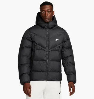 Пуховик чоловічий Nike M Nk Sf Wr Pl-Fld Hd Jkt Black Dr9605-010