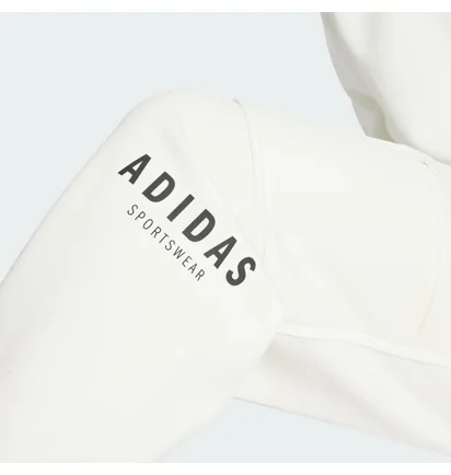 Штаны мужские Adidas All Szn Fleece Graphic Loose Sportswear White JJ3664
