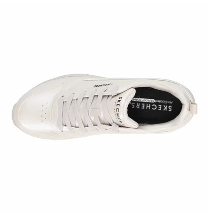 Кросівки жіночі Skechers Uno Galactic Metallic Lace Up Sneakers Beige 177104-OFWT