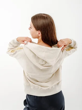 Спортивный костюм женский AUSTRALIAN Gold Tape Elastic Fleece Tracksuit Beige LSDTU0073-30M