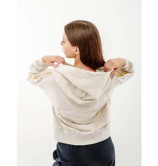 Спортивный костюм женский AUSTRALIAN Gold Tape Elastic Fleece Tracksuit Beige LSDTU0073-30M