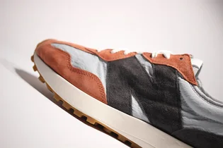 Кросівки унісекс New Balance 327 Light Blue/Orange MS327JC1