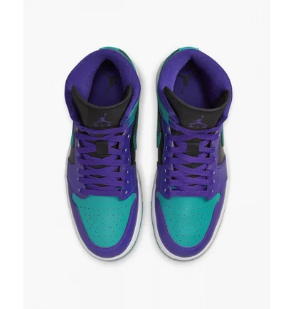 Кросівки жіночі Air Jordan W 1 Mid Violet/Turquoise BQ6472-502