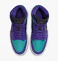Кросівки жіночі Air Jordan W 1 Mid Violet/Turquoise BQ6472-502