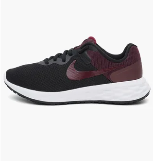 Кроссовки женские Nike W REVOLUTION 6 Black/Bordo DC3729-006