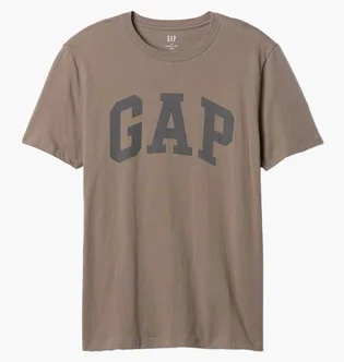 Футболка чоловіча Gap Everyday Soft Logo T-Shirt Brown 855769201