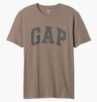 Футболка мужская Gap Everyday Soft Logo T-Shirt Brown 855769201